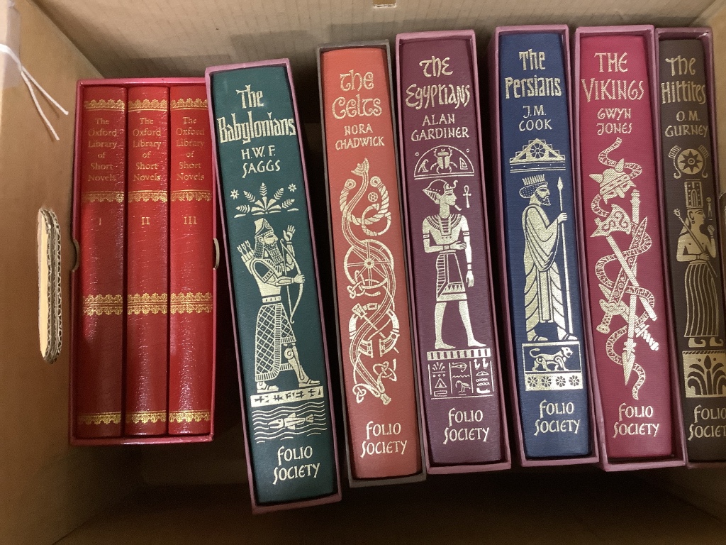 Folio Society books, a collection